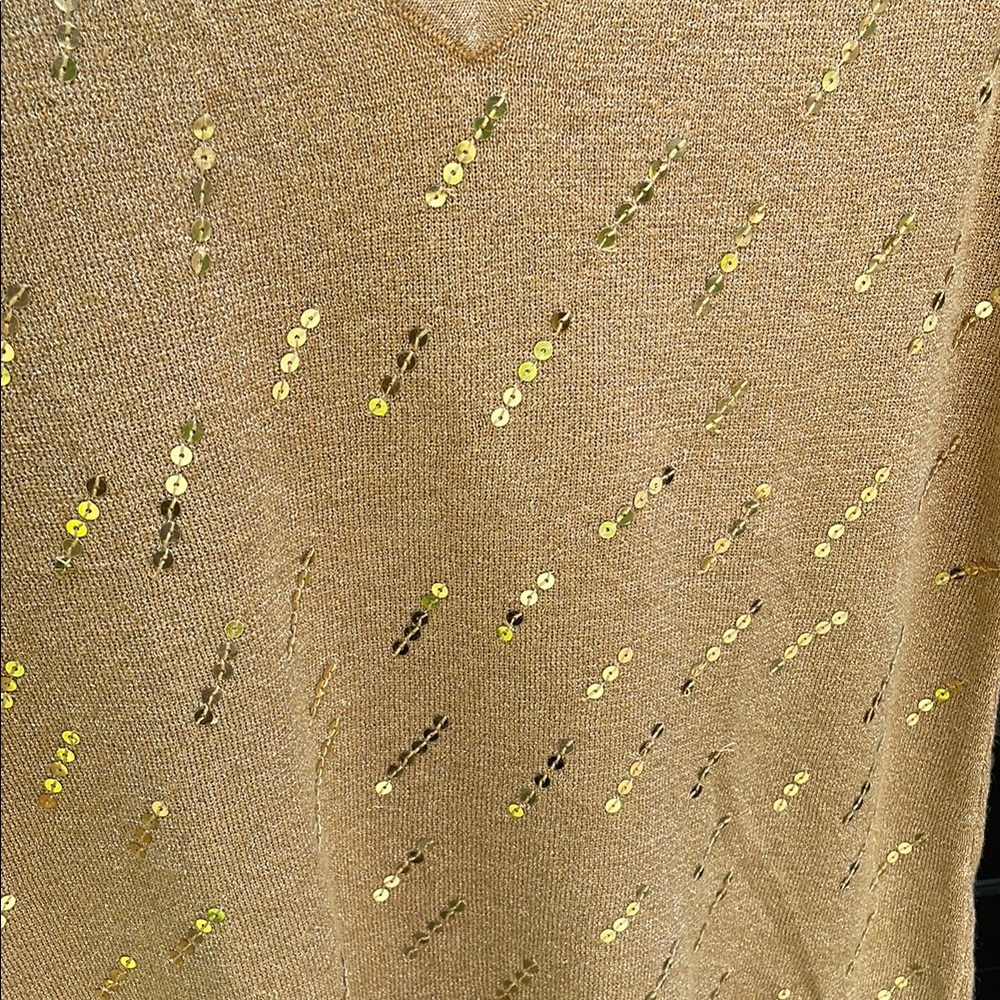 Tan Ribbed Knit Tank Top - Picture 9 of 10